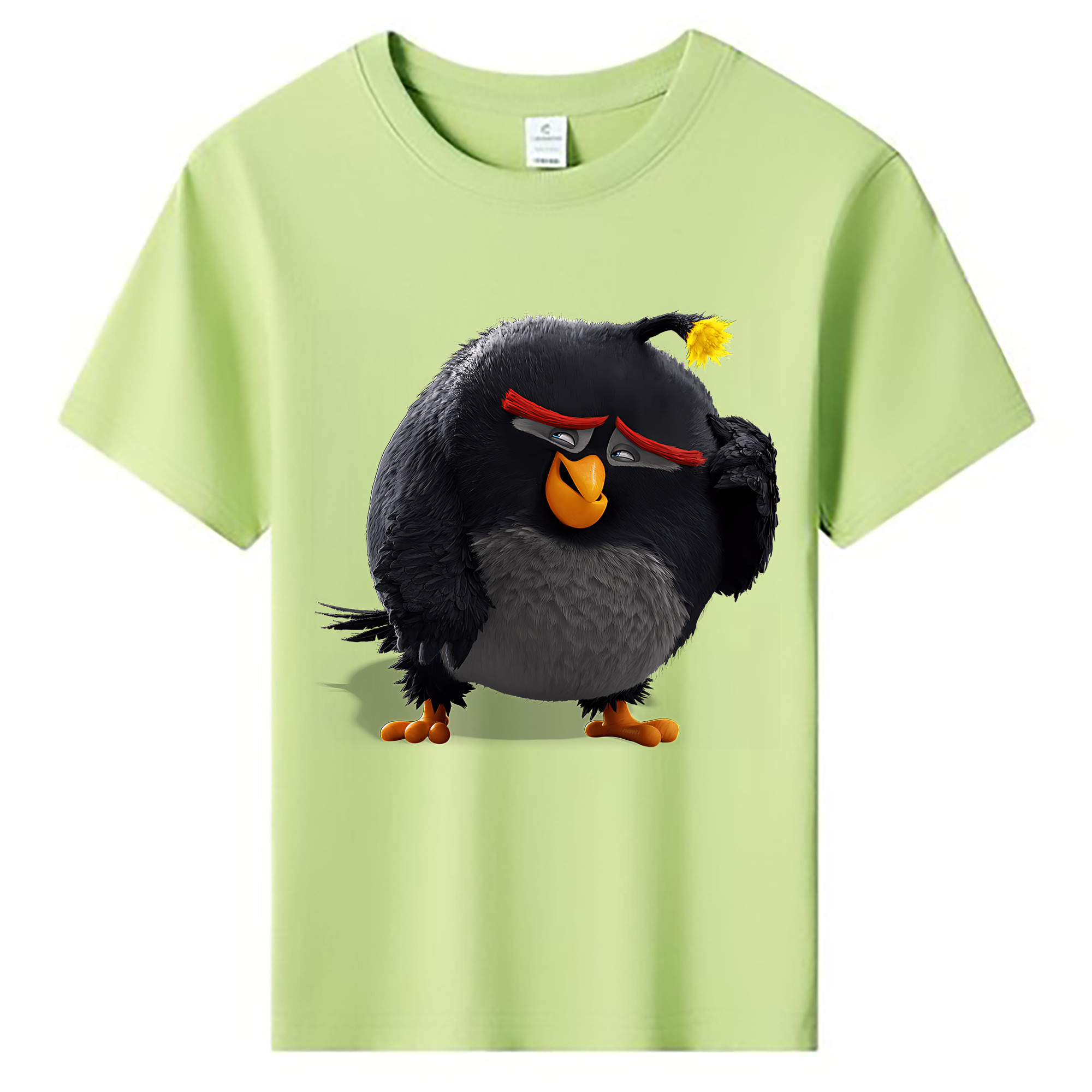 （画像用） Angry Birds アングリーバード 綿100％キッズTシャツ（フロントプリント）